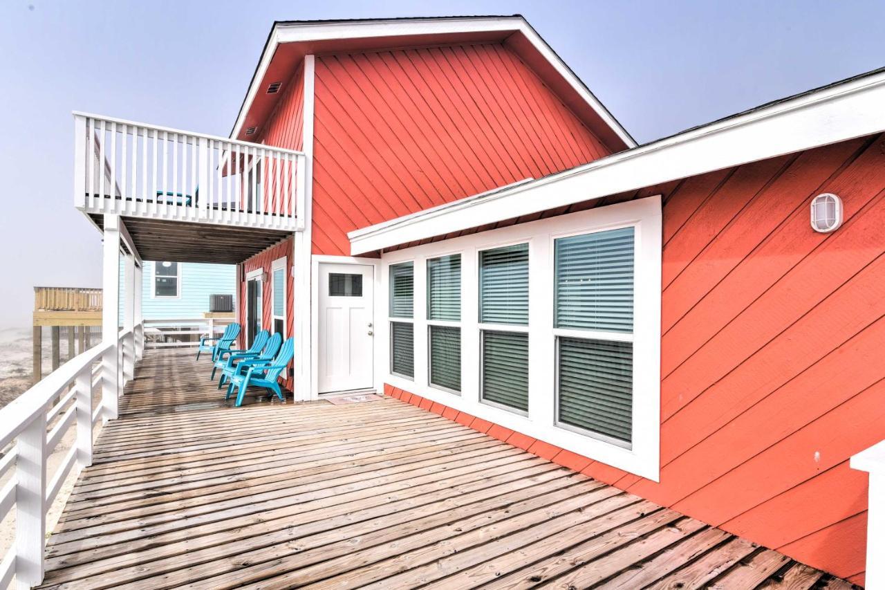 Beachfront Galveston Oasis Balconies, Ocean View! Экстерьер фото